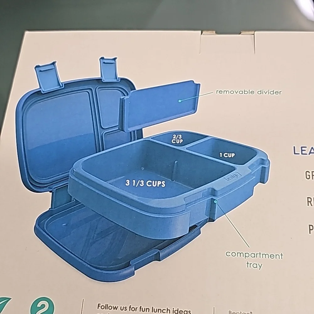 Lunch Box Bentgo Container Kids Adults 2-Pack New Set Fresh Airtight